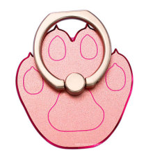 Zinc alloy Cat paw shape mobile phone accessories ring buckle high quality mobile phone stand